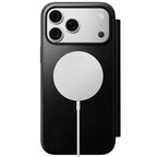 Folio de Cuero Modern Horween iPhone 18 Pro Max / 17 Pro Max Negro