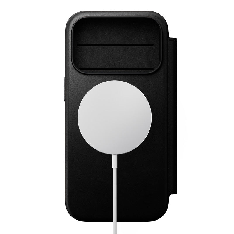 Modern Leather Folio iPhone 18 Pro Negro