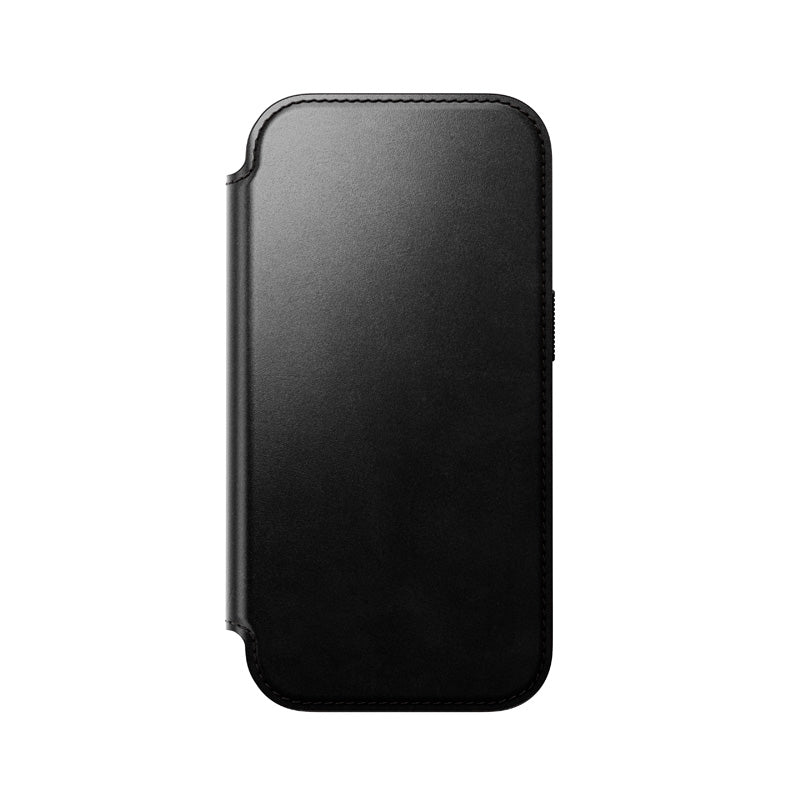 Folio de Cuero Modern Horween iPhone 18 Pro / 17 Pro Negro