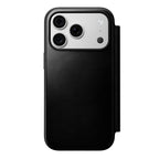 Folio de Cuero Modern Horween iPhone 18 Pro / 17 Pro Negro