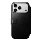 Folio de Cuero Modern Horween iPhone 18 Pro / 17 Pro Negro