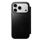 Folio de Cuero Modern Horween iPhone 18 Pro / 17 Pro Negro