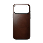 Funda Modern Horween de cuero para iPhone 18 Pro Max / 17 Pro Max Rustic Brown