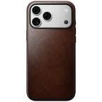Funda Modern Horween de cuero para iPhone 18 Pro Max / 17 Pro Max Rustic Brown