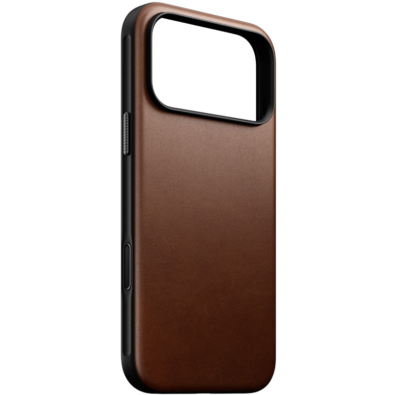 Funda Modern de cuero iPhone 18 Pro Max / 17 Pro Max Rustic Brown