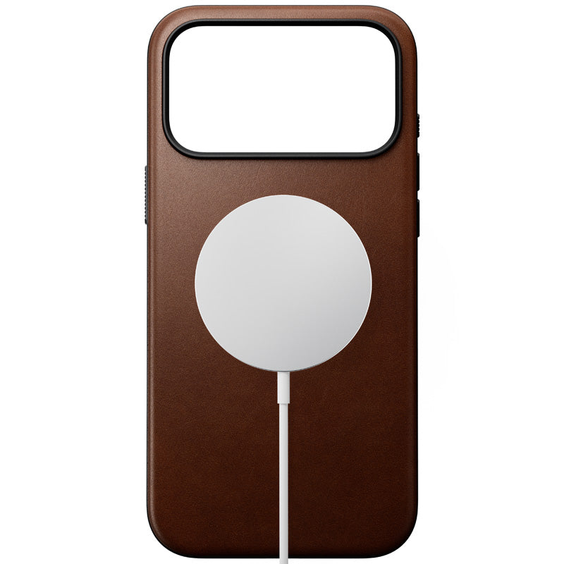 Funda Modern de cuero iPhone 18 Pro Max / 17 Pro Max Rustic Brown