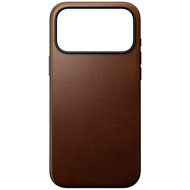 Funda Modern de cuero iPhone 18 Pro Max / 17 Pro Max Rustic Brown