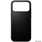 Funda Modern de cuero iPhone 18 Pro Max / 17 Pro Max Negro