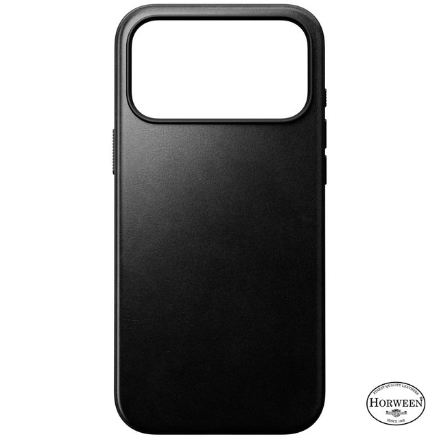 Funda Modern Horween de cuero iPhone 18 Pro Max Negro