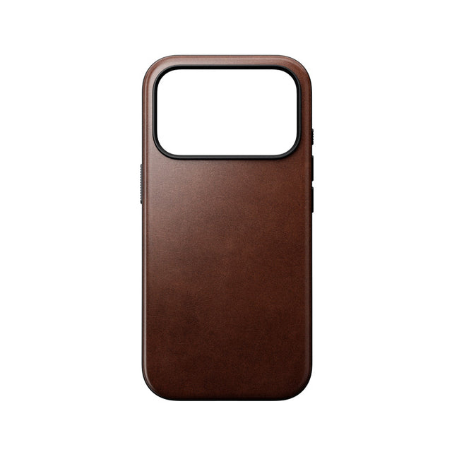 Funda de Cuero Horween Moderna iPhone 18 Pro / 17 Pro Rustic Brown