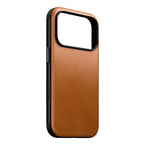 Funda Modern Leather iPhone 18 Pro English Tan