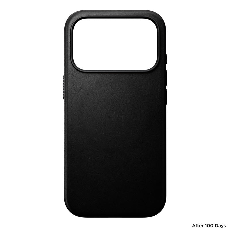 Funda Modern de cuero iPhone 18 Pro / iPhone 17 Pro Negro