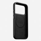 Funda Modern Horween de piel iPhone 18 Pro / iPhone 17 Pro Negro