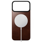 Funda trasera magnética de cuero Horween iPhone 18 Pro Max Rustic Brown
