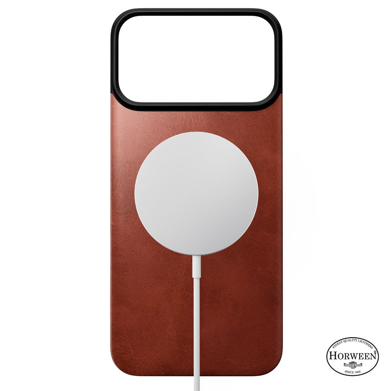 Funda trasera magnética de cuero Horween iPhone 18 Pro Max Olde Dublin