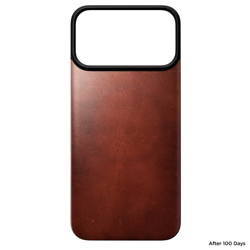 Funda trasera magnética de cuero Horween iPhone 18 Pro Max Olde Dublin