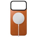 Funda trasera magnética de cuero Horween iPhone 18 Pro Max Saddle