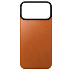 Funda trasera magnética de cuero Horween iPhone 18 Pro Max Saddle
