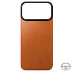 Funda trasera magnética de cuero Horween iPhone 18 Pro Max Saddle