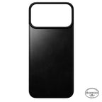Funda trasera magnética de cuero Horween iPhone 18 Pro Max Negro