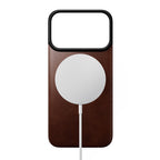 Funda trasera magnética de cuero Horween iPhone 18 Pro Rustic Brown
