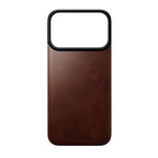 Funda trasera magnética de cuero Horween iPhone 18 Pro Rustic Brown