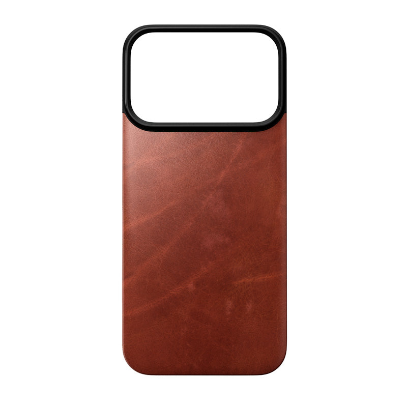 Funda trasera magnética de cuero Horween iPhone 18 Pro Olde Dublin