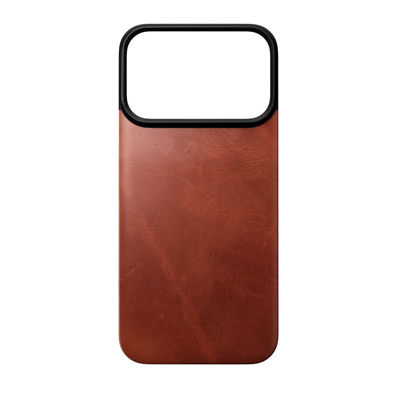 Funda trasera magnética de cuero Horween iPhone 18 Pro Olde Dublin