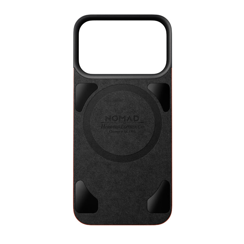 Funda trasera magnética de cuero Horween iPhone 18 Pro Olde Dublin