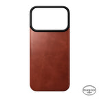 Funda trasera magnética de cuero Horween iPhone 18 Pro Olde Dublin