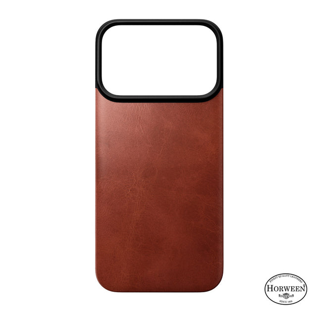 Funda trasera magnética de cuero Horween iPhone 18 Pro Olde Dublin