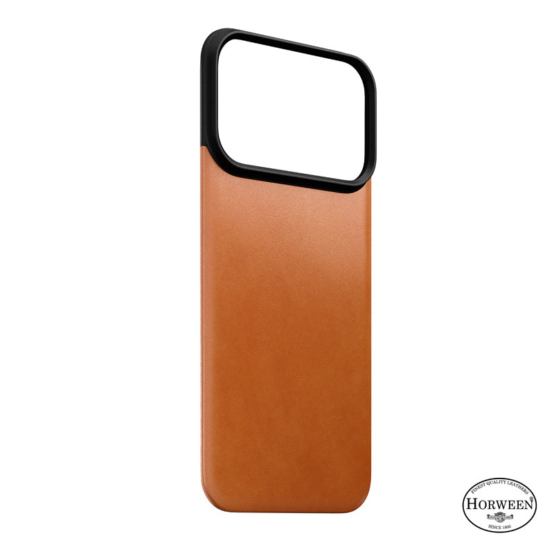 Funda trasera magnética de cuero Horween iPhone 18 Pro Saddle
