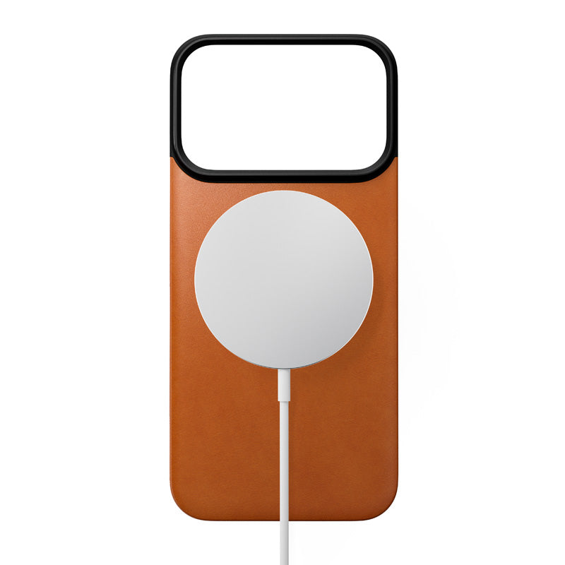 Funda trasera magnética de cuero Horween iPhone 18 Pro Saddle