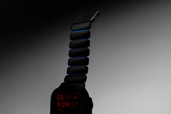 Correa Stratos 49mm Black Titanium/Icy Blue Glow KFM