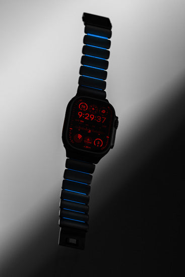 Correa Stratos 49mm Black Titanium/Icy Blue Glow KFM