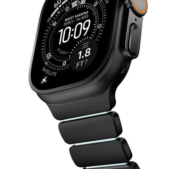 Correa Stratos 49mm Black Titanium/Icy Blue Glow KFM
