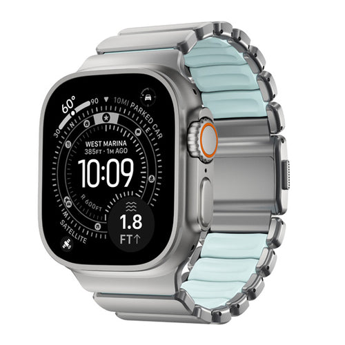 Correa Stratos 49mm Titanio Natural/Icy Blue Glow KFM