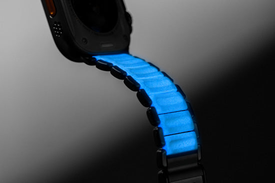 Correa Stratos 49mm Titanio Natural/Icy Blue Glow KFM