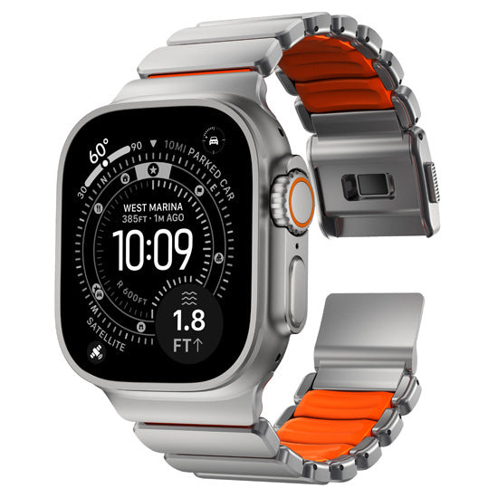Correa Stratos 49mm Natural Titanium/Ultra Orange KFM