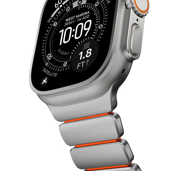 Correa Stratos 49mm Natural Titanium/Ultra Orange KFM