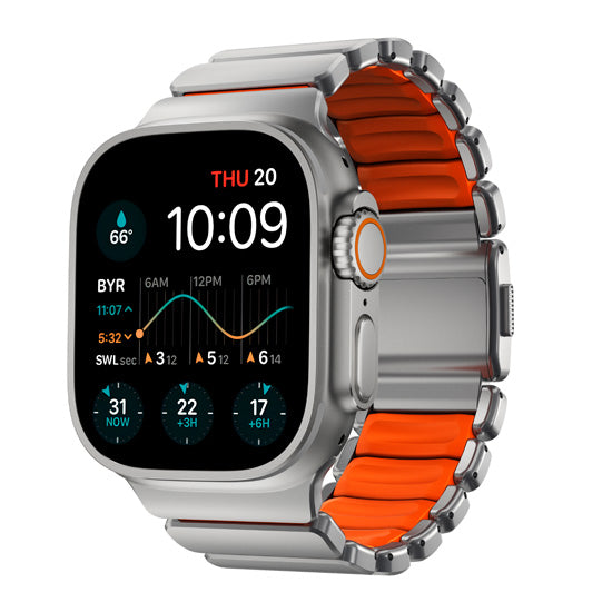 Correa Stratos 49mm Natural Titanium/Ultra Orange KFM
