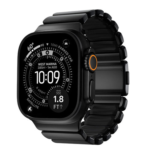 Brazalete Stratos 49mm Titanio Negro/KFM Negro