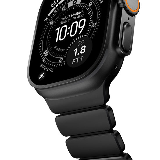 Brazalete Stratos 49mm Titanio Negro/KFM Negro