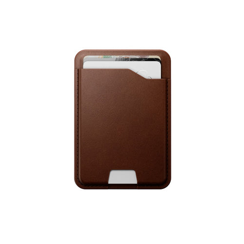 Mag Wallet con Find My Rustic Brown