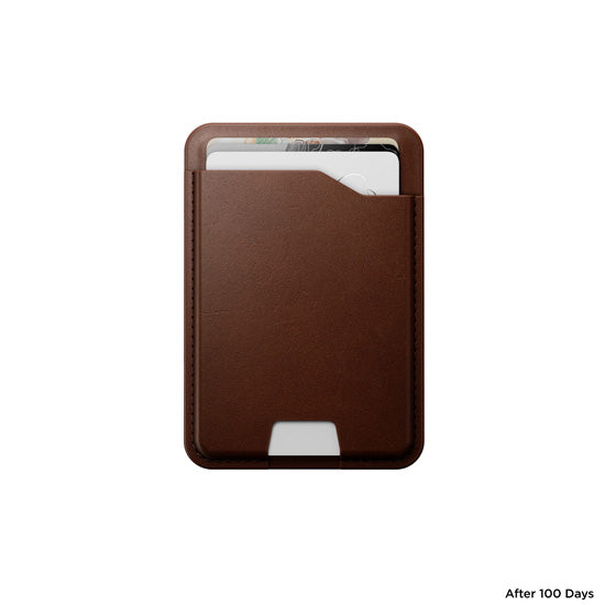 Mag Wallet con Find My Rustic Brown