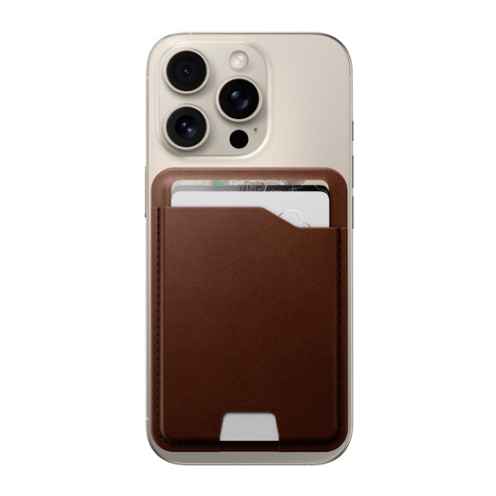 Mag Wallet con Find My Rustic Brown