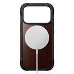 Rugged Funda de cuero Horween iPhone 17 Pro Rustic Brown