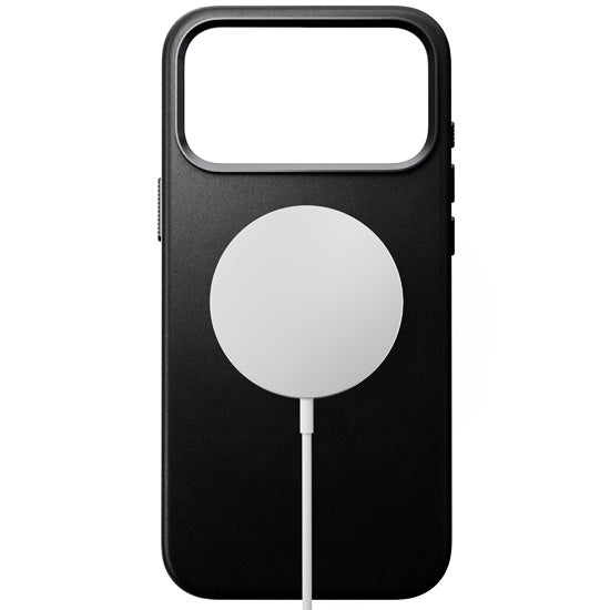 Funda de Cuero Traditional iPhone 17 Pro Max Negro