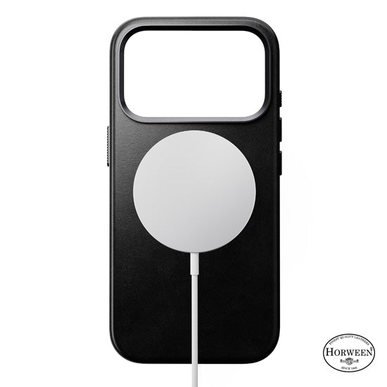 Funda Traditional Horween de cuero iPhone 17 Pro Negro