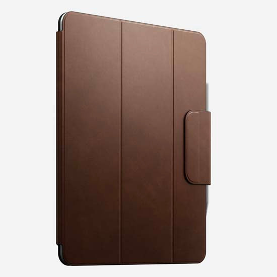 Folio de cuero para iPad Pro 13 (M4/M5) Marrón